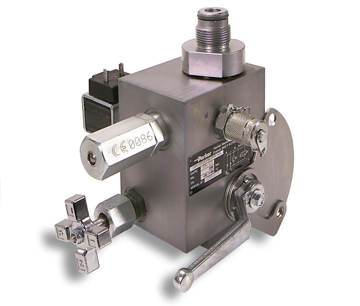 New Parker safety blocks for hydraulic accumulators simplify selection process